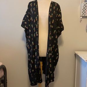 EUC! Blue Rain from Francesca’s Collection kimono